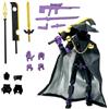 WANGHONGGOGO Action figure T13, action figure stampata in 3D, giocattolo mobile multi-articolato, adatto per gli appassionati di giochi per bambini, decorazione da scrivania (nero e viola)