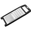 Fackelmann 45383 Grattugia plastica/Acciaio Inox Nero/Argento 25,8 x 11,5 cm