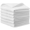Amazon Basics Canovacci in 100% Cotone Biologico a Nido d'Ape - Ultra Assorbenti, Asciugatura Rapida, Strofinacci Anti-pelucchi, 38 x 64 cm, 6 Pezzi, Bianco