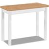 ASTIMESA Tavolo da Cucina a Libro Senza cassetto e Piano in Legno Laminato, amazzone, 80 x 40 cm a 80 x 80 cm