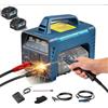 Generic Saldatrice senza fili - Saldatrice portatile a batteria con display a LED e avvio a caldo per riparazione di metalli e costruzioni esterne