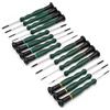 SATA Master ST09317SJ - Set di 15 cacciaviti di precisione per tecnici o gioiellieri, con manici ergonomici e custodia per il trasporto
