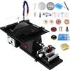 Generic Lapidary Rock Grinder Lucidatrice 1850 W, rettificatrice per lucidatura pietre preziose con velocità a vuoto 15000r/min, attrezzatura lapidaria da banco 500 x 250 mm per la creazione di gioielli fai