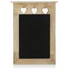 COM-FOUR® lavagna per promemoria - lavagna da appendere - piccola lavagna decorativa per scrivere - 38,5 x 28,5 cm
