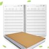 KOCHDIALOG Libro di prenotazione 2026, formato A4, per ristoranti, pensioni e appartamenti, pianificazione delle camere e calendario delle prenotazioni
