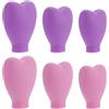 Ipetboom Set 6 Coperture Protettive in Silicone Per Pennelli Trucco Proteggi Pennelli Fondotinta E Polvere Custodia Anti-Polvere E Anti-Deformazione Ideale Per Viaggi Conservazione