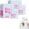 Generic Salviette smacchianti portatili - Detergenti smacchianti da viaggio confezionati singolarmente, salviette tascabili per macchie di caffè, cibo e trucco (2 box)