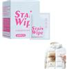 Generic Salviette smacchianti portatili - Detergenti smacchianti da viaggio confezionati singolarmente, salviette tascabili per macchie di caffè, cibo e trucco (1 box)