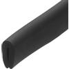 PATIKIL Bordo In Gomma, 1/8 (3mm) x 1m Lunghezza EPDM Profilo A U Protezione Bordo A Forma Di Guarnizione U Per vetro 2-4mm Protettore, Nero (11x19mm)