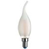 nextradeitalia 5BLISTER LAMPADA FILO LED FIAMMA STICK SATINATA E14-4.5w - 2700?K calda - 470 lm - 35x123h