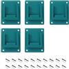 CHSEROK Parete Porta Attrezzi Lavoro, 5 Pezzi Supporto per Utensili Elettrici Montaggio Blu, Supporto per Attrezzi Trapano con Viti e Tasselli, per Makita, per Bosch 14,4 V/18 V Elettroutensili