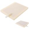 LIGHTAOTAO Pannello Ugello Doccia Rettangolare in Plastica Beige 60 Fori Spruzzo Uniforme e Controllo Facile per Bagno Dimensioni 20x14cm