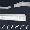 Marbet Design Marbet soffitto modanature bianco pacchetto risparmio di styrofoam EPS - stucco modanature fantasia, nel design tradizionale - (50 metri B-21) modanature decorative modanature angolari