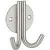 Thirard Appendiabiti INOX, gancio doppio, acciaio inossidabile, H.80mm, satinato - THIRARD