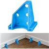 EONHANCE Set di 20 distanziatori migliorati per pavimenti, con spessori di 0,63 cm (1/4") e 0,85 cm (1/3"), strumento di posa per pavimenti in laminato e vinile (20 pezzi, blu)