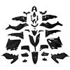 one by camamoto kit set carene complete plastiche compatibile con (cod 77380080 nero lucido 29 pezzi Compatibile con yamaha t-max 530cc anno dal 2015 al 2016)