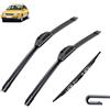 Autopixl Kit spazzole tergicristallo anteriore e posteriore compatibile con Audi A3 8L 1996-2003 Spazzole antipioggia parabrezza parabrezza parabrezza 21+19+16