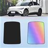 ONEMAJI Parasole Tetto Panoramico Auto per Smart #3 Smart 3 Tessuto Cristallo di Ghiaccio Isolamento Termico Protezione UV Copertura Finestrino Pieghevole,Black B
