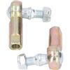 Gedourain Estremità del Tirante, Giunti Sferici Ad Alta Resistenza 2 Pezzi Universali 8 Mm Riducono le Vibrazioni per Quad Dirt Bike ATV Go Kart