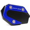 DALIDAK Adatto for YAMAHA MT-03 MT03 MT 03 25 MT-25 MT25 2015-2018 2017 CNC Cavalletto laterale Supporto piastra di estensione Ingrandisci(MT-03 Blue)