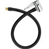 sciuU 40cm Tubo Prolunga di Gomma Flessibile della Pompa di Gonfiaggio, Compatibile con Xiaomi Compressore Digitale Portatile, Universale Tubo di Estensione per Pneumatici Auto Bicicletta Motociclo