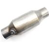LKHJDBIY Catalizzatore Convertitore catalitico universale da 2'', 2,25'', 2,5'', 3 con sensore di ossigeno, catalizzatore per marmitta ad alto flusso da 400 celle Scarico Catalizzatore Catalitico(2.25 inch)