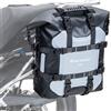 WILD HEART Moto borsa laterale in acciaio inox sospensione borsa impermeabile Borse da sella 20L/25L impermeabile Pianner Bag resistente all'usura per uso generale Accessori (Grigio, 25L,One pcs)