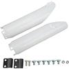 BOROCO Protezione forcella moto Protezione ammortizzatore Copertura forcella anteriore durevole in plastica ABS di alta qualità per CR125R CR250R CRF450R CRF250X CRF450X 2 pezzi