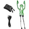 Tuoservo Striscia luminosa ricaricabile per casco da moto, luce a LED, segnale di alimentazione USB, striscia luminosa universale, impermeabile (verde)