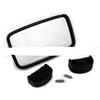 ELVEZIO ESPOSITO INTERNI E ACCESSORI PER Specchio Rettangolare Esterno In PLASTICA a Morsetto per Fiat 500 N, 500 D, 500 F, 500 L, 500 R, 500 Giardiniera e Fiat 600 EPOCA
