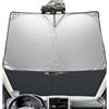 GAFAT [Upgrade] GAFAT Suzuki Jimny JB43 1998-2018 Parasole per Parabrezza interno, Jimny JB43 Accessori Protezione Solare, Protezione UV, UPF 50+, Raffreddamento