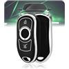 LELNOOS Cover Chiave Auto, Silicone Custodia Chiave Protettiva Copri Chiavi per Opel Vauxhall Astra K Sports Tourer Insignia B Grand Sport Corsa E Mokka X Adam Zafira Meriva Karl Buick, 3 Tasti