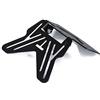 A-Pro Portatarga Moto Cross Universale Regolabile Styling Viti Attacco Metallo Nero