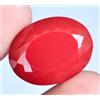 Gemscopious 32.70 CT Naturale Rosso Welo Opale Australiano Certificato Taglio Ovale Non