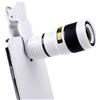 Lapiglo Kit Teleobiettivo Macro con Grandangolo e Obiettivi Fish Eye per Smartphone Ideale per Zoom e Fotografia Creativa (Nero)