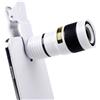 Tidgel Kit professionale per teleobiettivo per fotocamera del telefono, con grandangolo macro Fish Eye per smartphone, fotografia, viaggi, attività all'aperto, nero (nero)