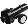 Helilyco Telescopio astronomico da 3,2 cm, riflettente, in plastica ABS per messa a fuoco con albero in acciaio, interfaccia oculare da 31,7 mm, tubi di rifrazione da 60-102 mm, 102 mm