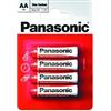 Panasonic batteria AA R6 zinco carbone (confezione da 48)