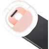 Generic Luce ad anello per telefono | Luce ad anello per selfie per telefono cellulare a 3 velocità a 3 velocità | Luce per videoconferenza ricaricabile con anello per selfie con clip per la conferenza di l