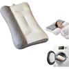 WANWEN Super Ergonomic Pillow, 2023 New Adjustable Ergonomic Pillow, Orthopedic Pillow for Sleeping, for all Sleeping Positions Cervical Contour Pillow Neck (Cylindrical Gray,48 * 74 cm)