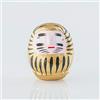 Yoshida Daruma Daruma - Amuleto Giapponese 6 cm, in cartapesta, Misura 0.3 (Oro)