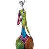 QIANLING Yoga Arte Astratta Statua Femminile e Scultura, Pittura A Olio a Colori Creativa Arte Yoga Statua Femminile, Salotto Moderno Portico Centrotavola Libreria Ingresso Tavolo Decor Artigianato