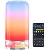 Govee Lampada da Comodino LED RGBICWW, Lampada Touch da Tavolo con 70 Modalità Scena e 8 Modalità Musica, Funziona con Matter, Compatibile Alexa, 500 Lumen, 2700-6500k, per Soggiorno e Camera da Letto