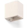 LEDKIA LIGHTING Applique da Parete Cemento Doppia Luce Batam Beige G9