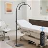 DESGNT Lampada di estensione delle ciglia,Lampada mezza luna 22in 35W,LED Lampade per ciglia con testa regolabile a 360°,Luce laser professionale per bellezza,Tatuatori,Truccatori,Studios di bellezza