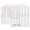 Libershine Copriabiti Antipolvere, 2 Misure 60 x 100 cm + 60 x 120 cm, Copri Abiti Traslucido, Custodia Abiti con Cerniera, per Cappotto, Giacca, Camicie, Gonne, Costumi