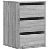 vidaXL Cassettiera Angolare Grigio Sonoma 40x41x58cm Legno Multistrato, Mobile con cassetti, armadietto con cassetti, portaoggetti con cassetti