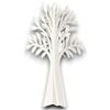 Aurora Store - Albero della Vita in Legno BIANCO h. 30 cm Decorazione, Espositore Bijoux, per Tableau Matrimonio,Comunione, segnaposto Natale e lavoretti bomboniere Fai da Te
