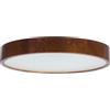 STOLARNIA PIKA Lampada in legno per soffitto - Rotonda Moderna in legno 4xE27 (57 cm) - Plafoniera in noce - Naturale Grande lampada per camera da letto, soggiorno, corridoio, cucina - Design elegante in pino - LEJA