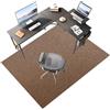 Laegnfho Tappeto Sedia Ufficio Tappeto Salvapavimento Antiscivolo Ufficio Protettore del Pavimento Tappeto per Sedia con Ruote Tappeto Sedia Gaming Pavimenti per Parquet e Pavimenti Duri 60 x 90 cm